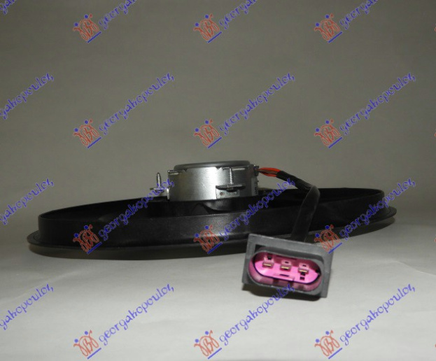 Ventilator për radiatorpër motor (Motor + helikë) (390mm) (90w) (3 pinë) (TEMIC tipi)