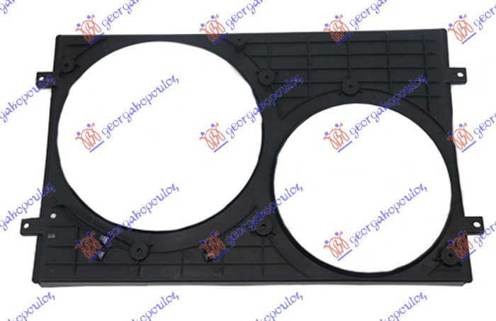 Difuzor/mbajtës për ventilator (dopio)