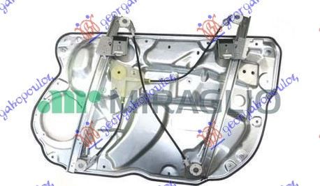 Ngritës/rregullator për dritaren e përparme elektrik 5 dyer (pa motor) (me panel) (А cilësi)
