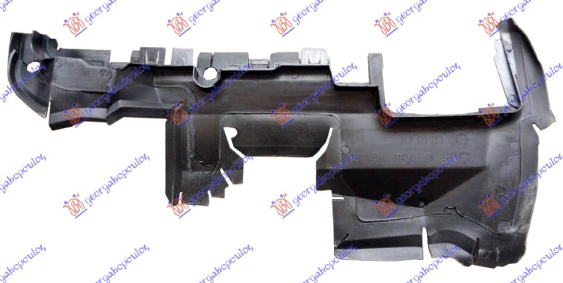 Mbajtës për radiatorin për motor plastik vertikal