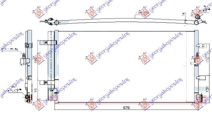 Radiator i kondicionerit 2.0-3.0 TFSi-3.2 FSi/2.0-3.0 TDi (676x335)
