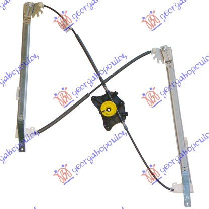Ngritës/rregullator për dritaren e përparme elektrik (pa motor) (А cilësi)