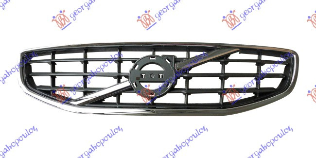 Maskë pvc/grilë komplet me shirit krom