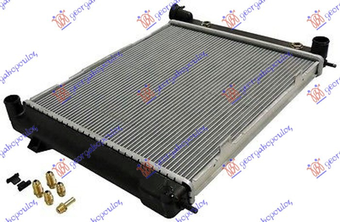 Radiator për motor (50x56,5) 4.0cc 98-99 V6 (marsh manual/automatik)