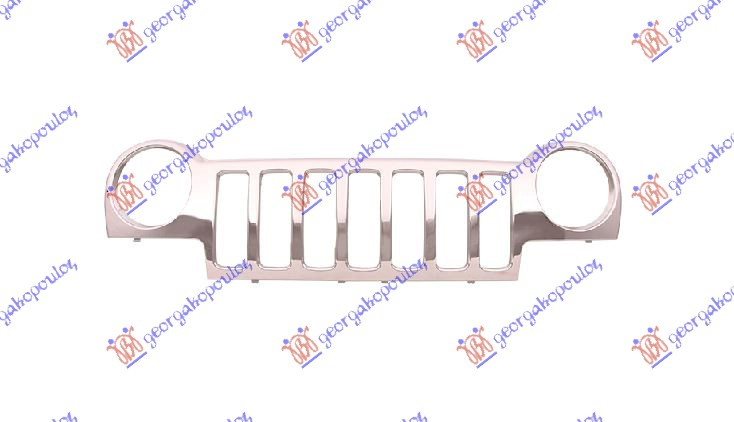 Maskë pvc/grilë e jashtme -05 krom