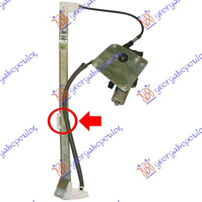 Ngritës/rregullator për dritaren e pasme elektrik 05- (А cilësi)