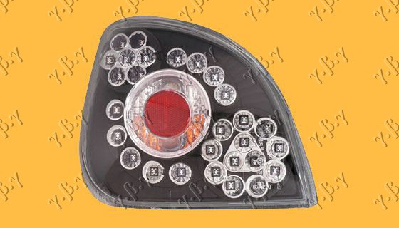 Drita stop set me ngjyrë të zezë LED