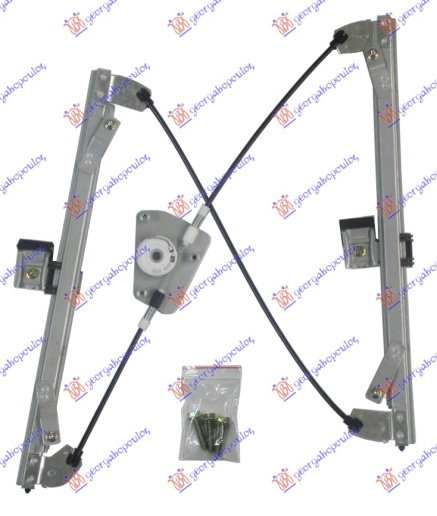 Ngritës/rregullator për dritaren e përparme elektrik (pa motor) (korean)