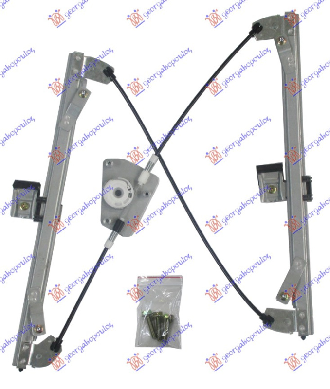 Ngritës/rregullator për dritaren e përparme elektrik (pa motor) (korean)