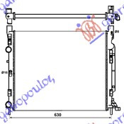 Radiator për motor 1.6i16V-1.5DCi (me kondicioner) (56x48x26)