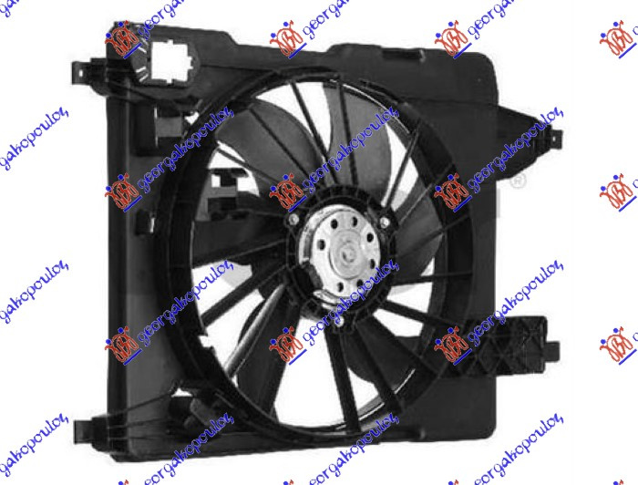 Ventilator komplet benzinë/dizel (me 5 mbajtës)
