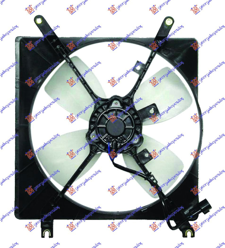 Ventilator për radiator me motor komplet (benzinë)