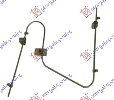 Ngritës/rregullator për dritaren e përparme mekanik