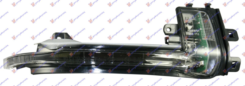 drita pulsuese në pasqyrë LED 10-