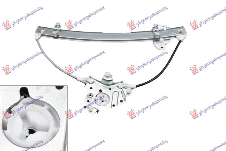 Ngritës/rregullator dritare elektrik (pa motor) (GL)