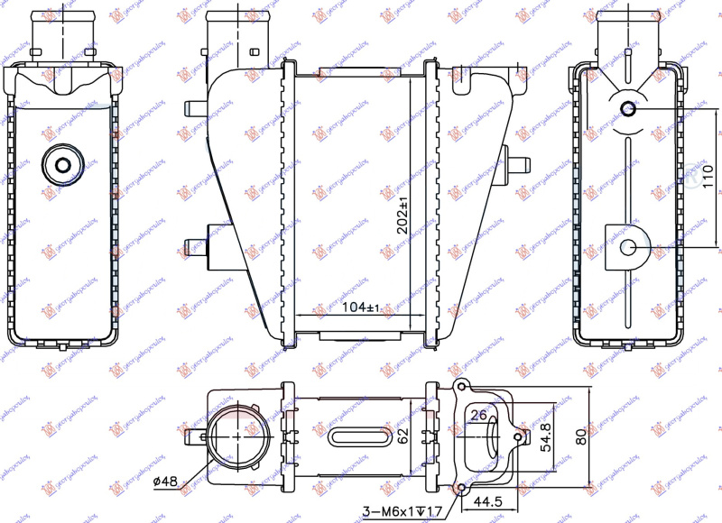 Interkuler 2.2 CTDI (104x202x62)