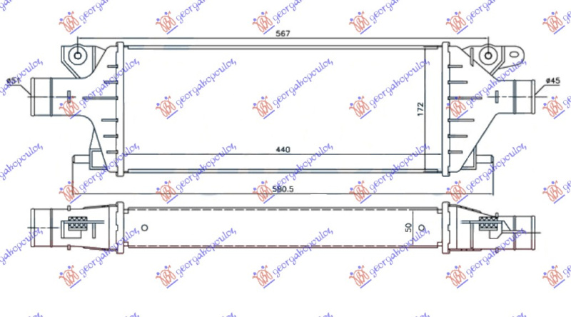 Interkuler 2.0 JTD (440x172x55)