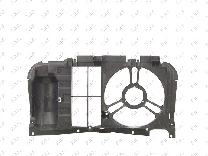 Difuzor/mbajtës për ventilator një