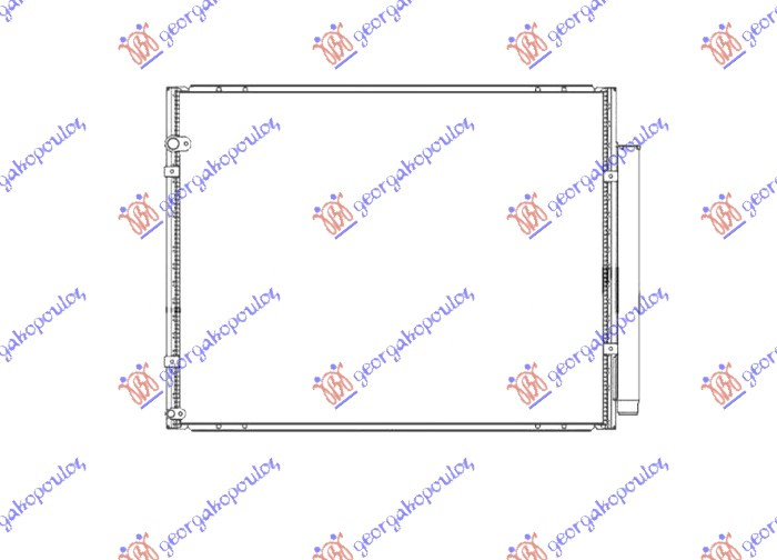 Radiator i kondicionerit (RX350) 3.5 benzinë (marsh automatik) (695x510)