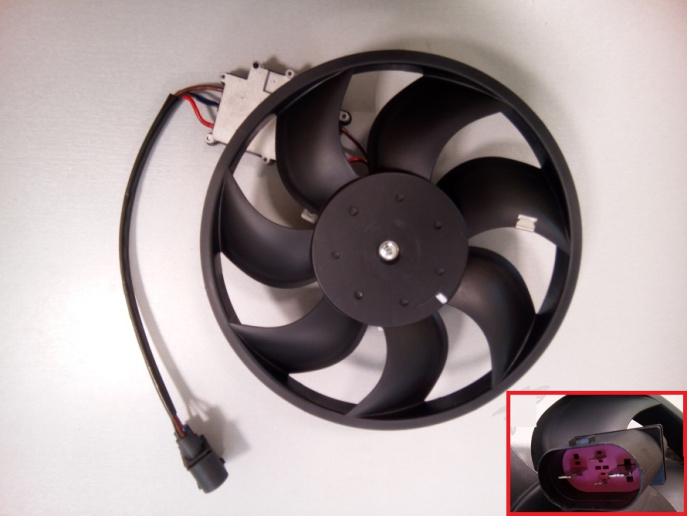 Ventilator (Motor + helikë) benzinë/dizel (300mm) (300W)