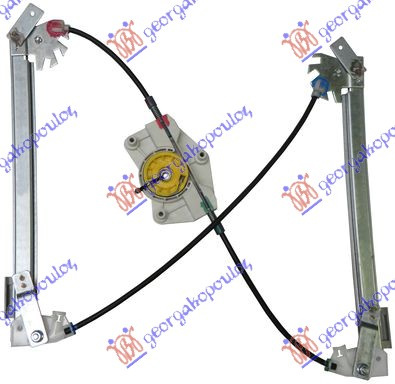 Ngritës/rregullator për dritaren e pasme elektrik (pa motor) (А cilësi)