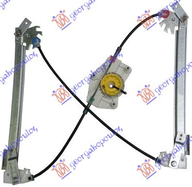 Ngritës/rregullator për dritaren e pasme elektrik (pa motor) (А cilësi)