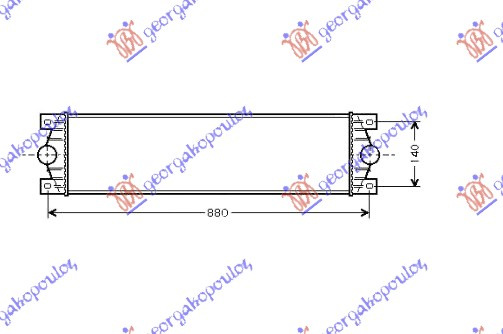 Interkuler dizel 03- (74x17,5x4,0)