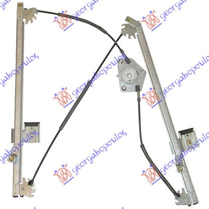 Ngritës/rregullator për dritaren e përparme elektrik 5 dyer (pa motor) (А cilësi)