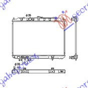 Radiator për kondicioner 2,0-2,5cc (me kondicioner) -07 (45x69) (marsh automatik)