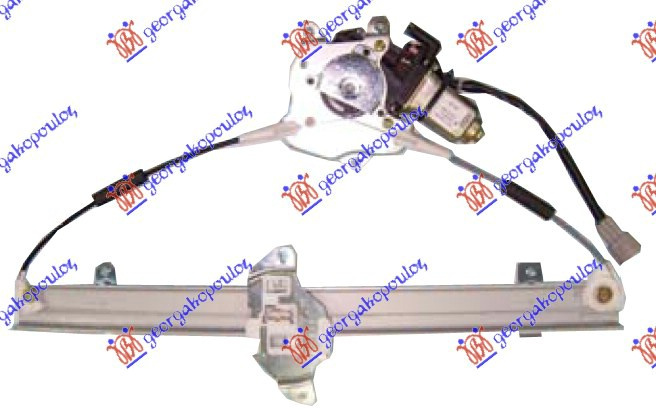 Ngritës/rregullator për dritaren e përparme elektrik -07 (6 pinë)