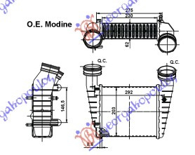 Interkuler 1,9-2,0 TDi (23x20,7x62)