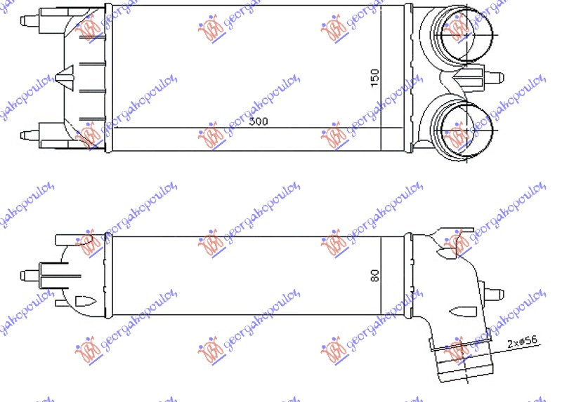 Interkuler 1.6 THP benzinë (300x150x80)