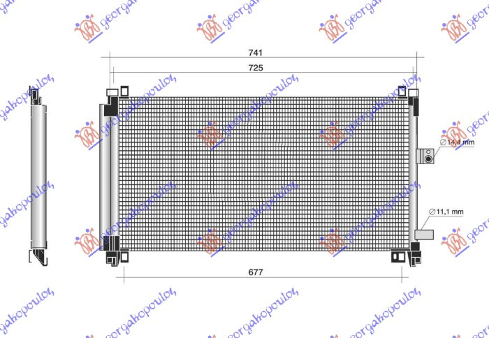 Radiator i kondicionerit 2.2 HDI-3.0 HDI dizel (732x362)