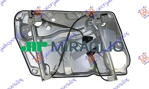 Ngritës/rregullator për dritaren e përparme elektrik (pa motor) (me panel) (А cilësi)