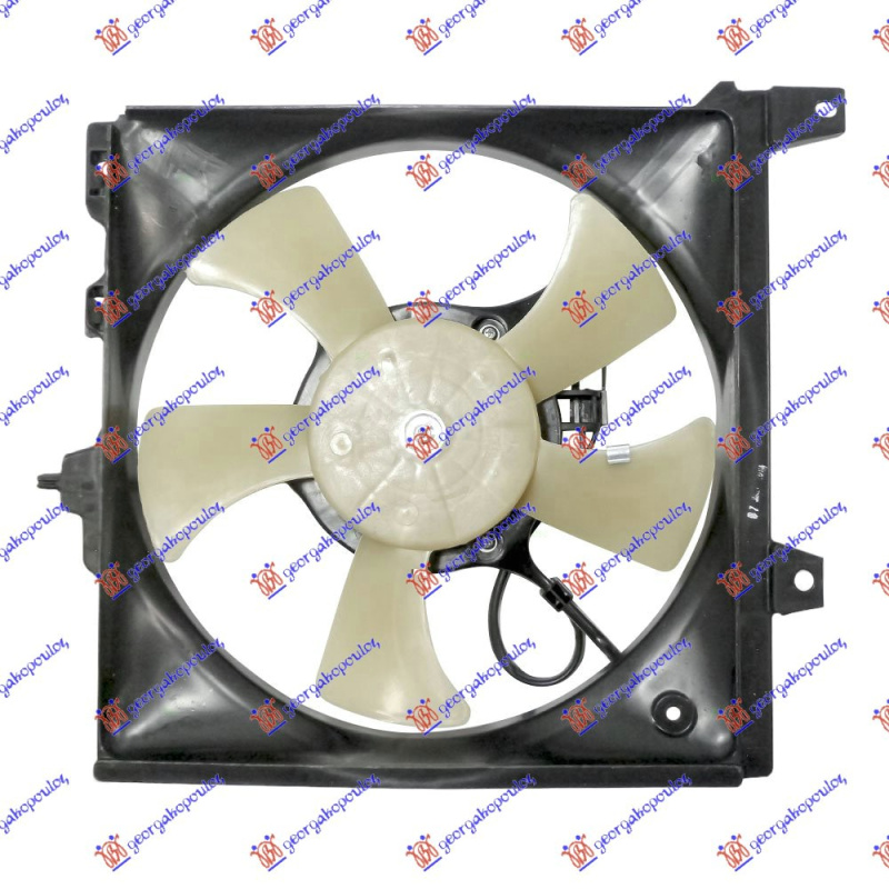 Ventilator për radiator me motor komplet