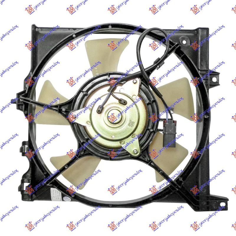 Ventilator për radiator me motor komplet