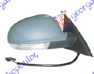 Pasqyrë elektrike me ngrohje 03- (me drita pulsuese) (А cilësi) (xham i lakuar)