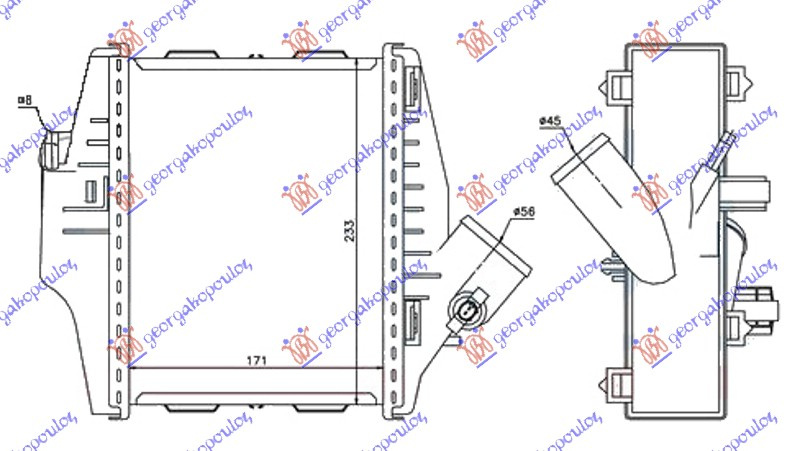 Interkuler 0.8 Cdi dizel (171x233x50)