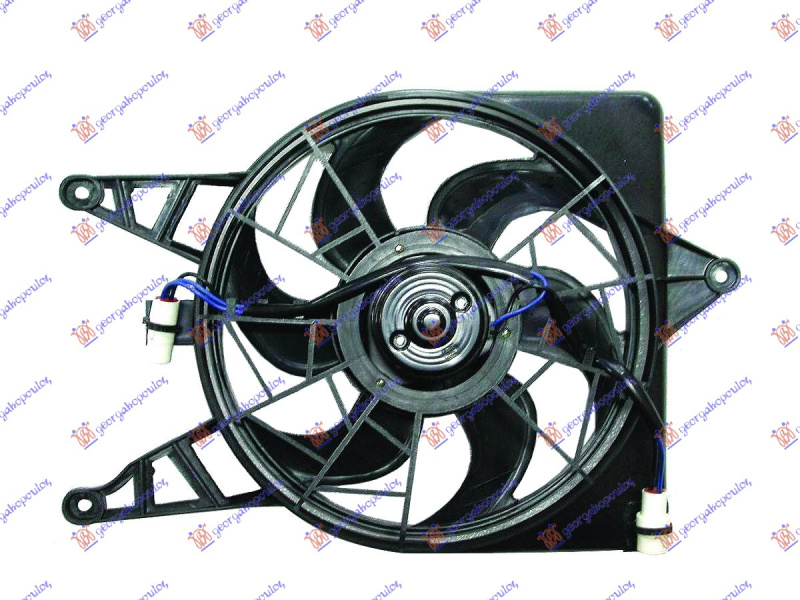 Ventilator për radiator me motor komplet benzinë