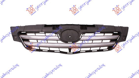 Maskë pvc/grilë komplet me gri/shirita krom
