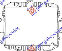 Radiator për motor 1,6CC (35x49)