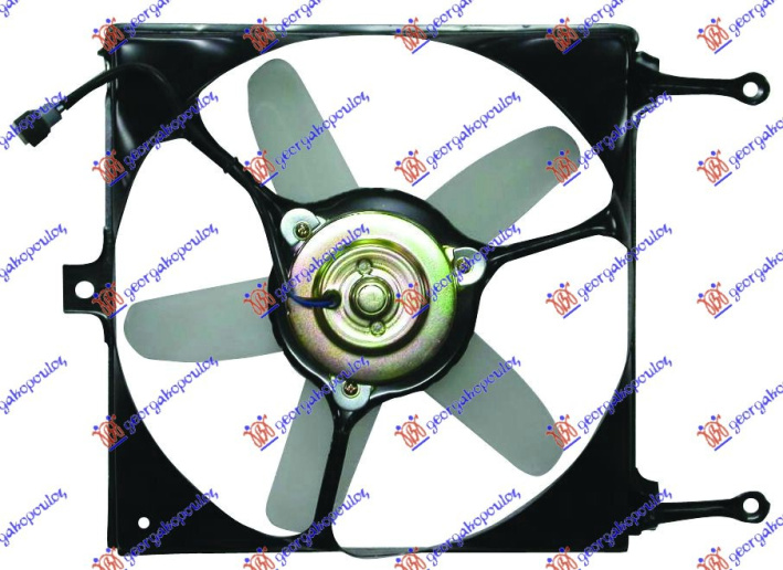 Ventilator për radiator me motor komplet (ac) benzinë/dizel