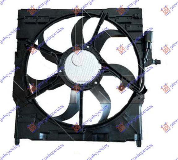 Ventilator komplet 3.0-4.8 benzinë (520mm) (600W) (3 pinë)