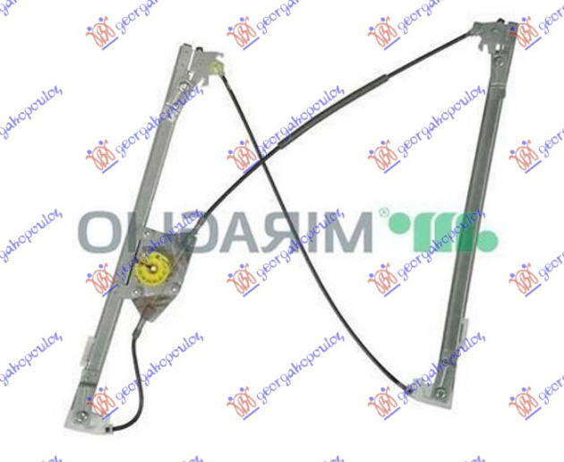 Ngritës/rregullator për dritaren e përparme elektrik (pa motor) (А cilësi)
