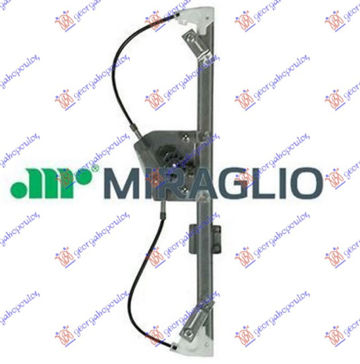 Ngritës/rregullator për dritaren e pasme elektrik (pa motor) (А cilësi)
