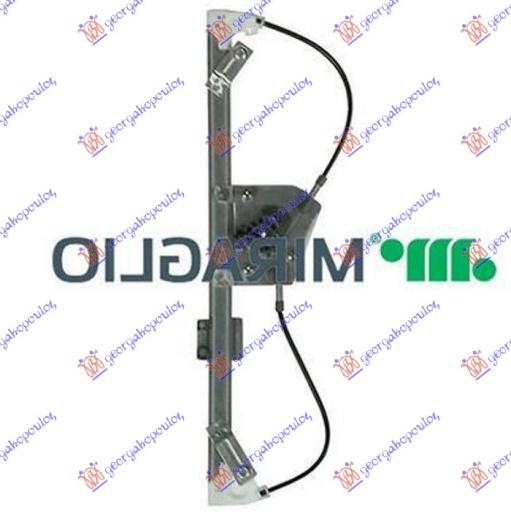 Ngritës/rregullator për dritaren e pasme elektrik (pa motor) (А cilësi)