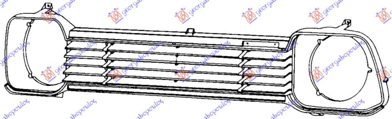 Maskë pvc/grilë me Fenerë të rrumbullakët