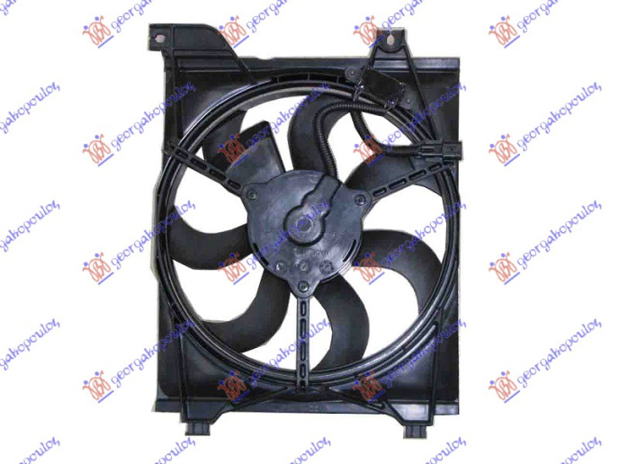 Ventilator për radiatorpër kondicioner benzinë