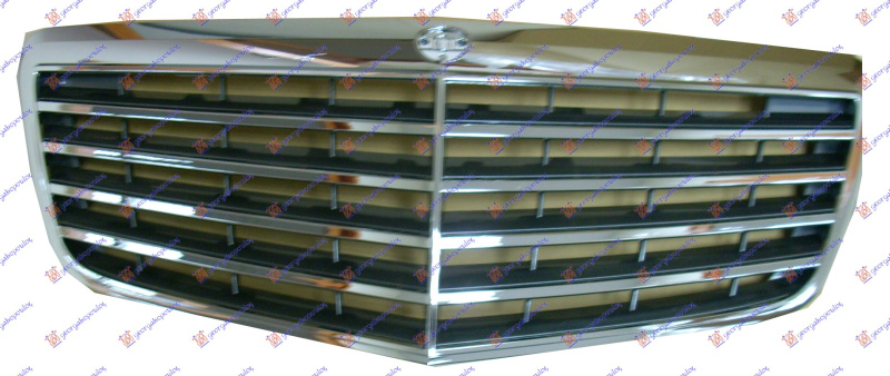 Maskë pvc/grilë krom-e argjendtë 06-