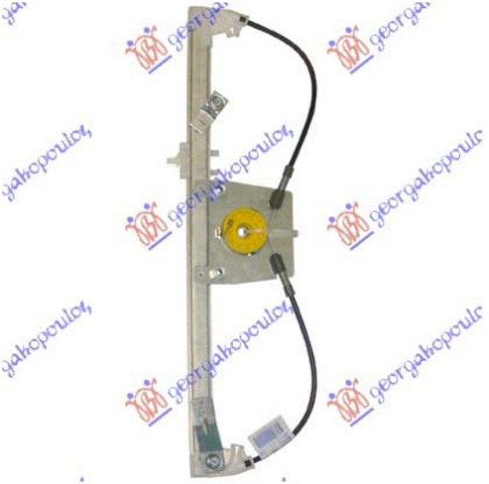 Ngritës/rregullator për dritaren e përparme elektrik (pa motor) (А cilësi)